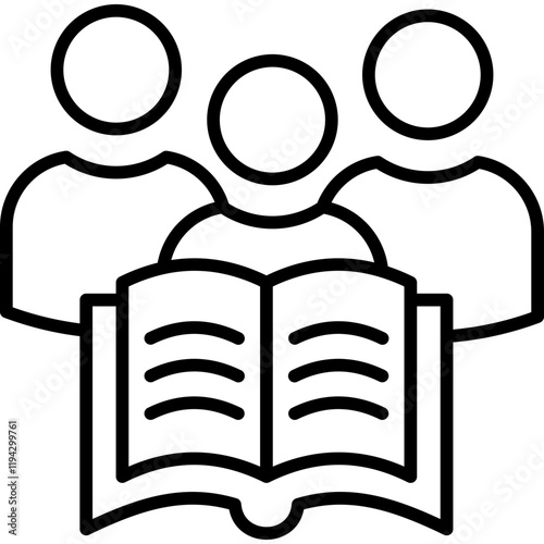 Family Education line icon