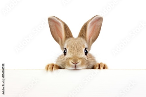 Rabbit peeking animal rodent.