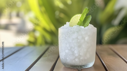 Refreshing Frozen Cocktail:...