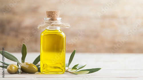 Golden Olive Oil Bottle: A ...