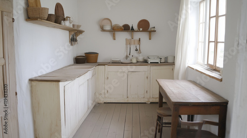 Rustic Kitchen Nook: A char...