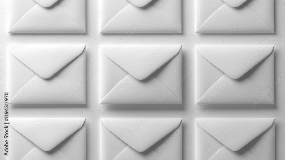 Pattern of White Envelopes on a Smooth Surface Pattern of White Envelopes on a Smooth Surface
