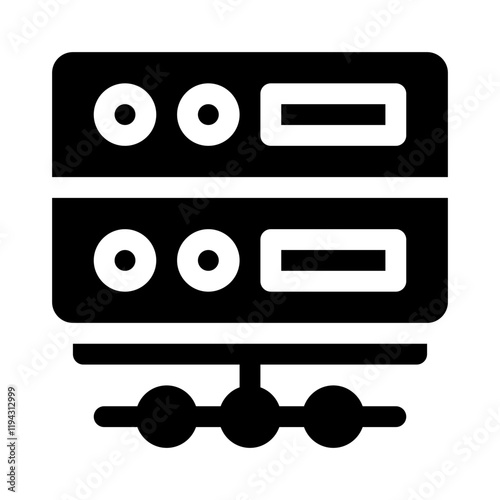 Database glyph icon