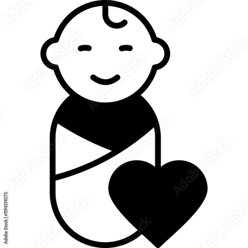 Baby mixed icon