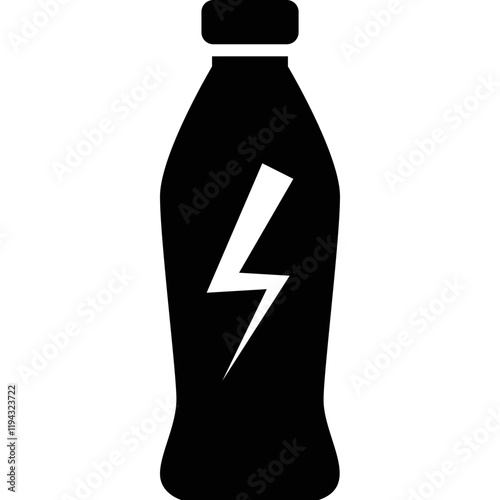 Simple vector icon energy drink
