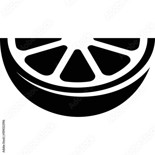 Simple vector icon orange
