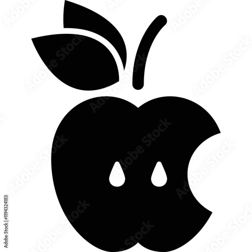 Simple vector icon apple