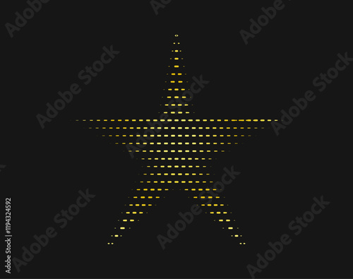 Baseball home plHalftone Star Shapes Symbol Icon Vector Illustration. Sparkles, shining burst.ate