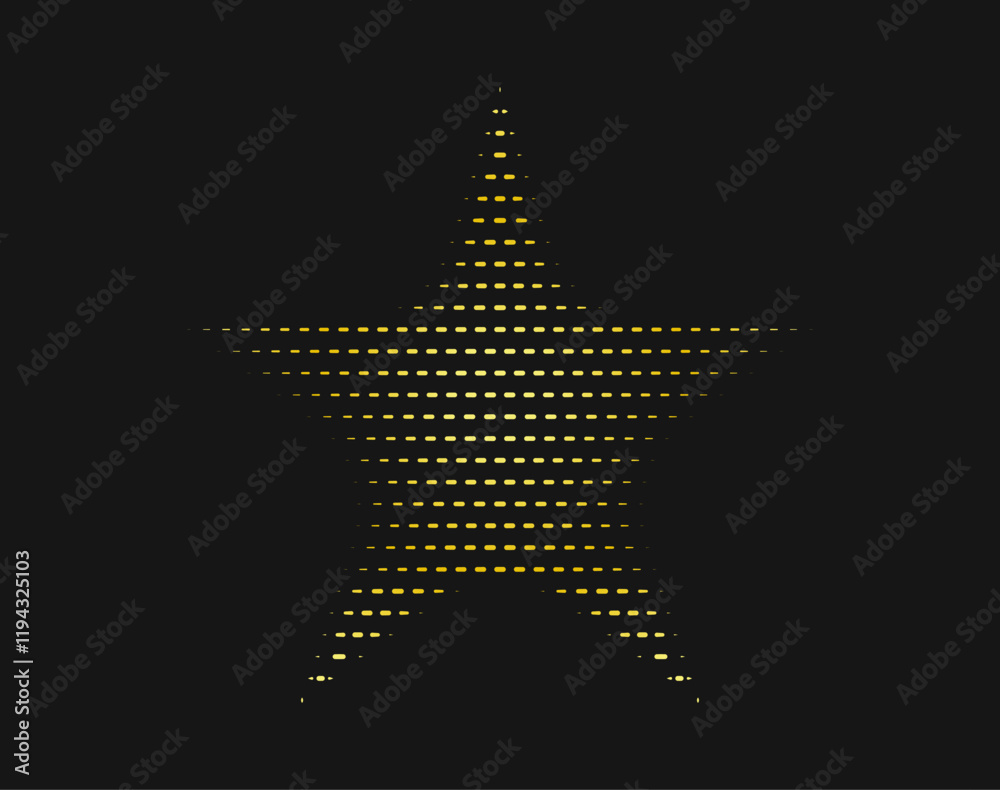 Obraz premium Baseball home plHalftone Star Shapes Symbol Icon Vector Illustration. Sparkles, shining burst.ate