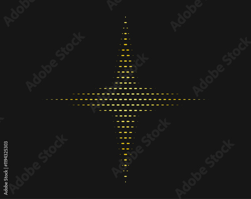 Baseball home plHalftone Star Shapes Symbol Icon Vector Illustration. Sparkles, shining burst.ate