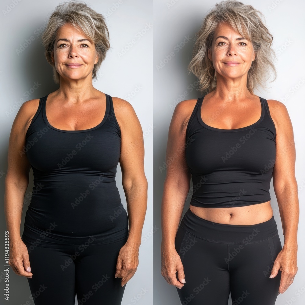 Vorher-Nachher-Transformation: Fitness und Körperformung Vorher-Nachher-Transformation: Fitness und Körperformung