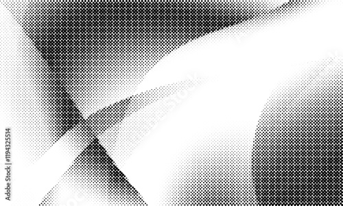 Abstract halftone with black and white gradient. grunge texture for blend effect, multiply and overlay, paper textured background, vector illustration