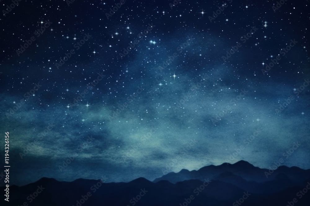 Fototapeta premium Star sky outdoors nature night.