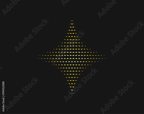 Baseball home plHalftone Star Shapes Symbol Icon Vector Illustration. Sparkles, shining burst.ate