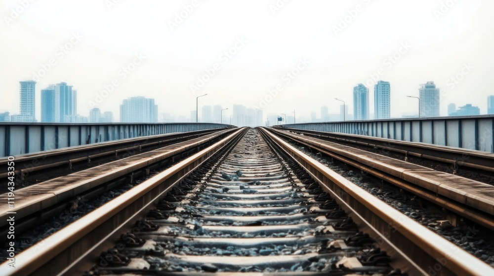 landscape of skytrain rails on the white background
landscape of skytrain rails on the white background