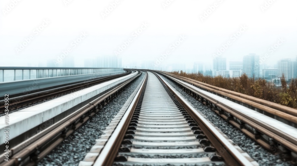 landscape of skytrain rails on the white background
landscape of skytrain rails on the white background