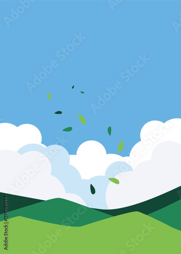 landscape with sky