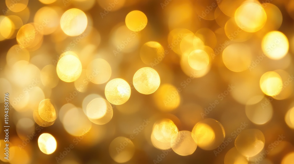 Golden bokeh lights creating a festive background with shimmering circles for a celebratory and elegant atmosphere Golden bokeh lights creating a festive background with shimmering circles for a celebratory and elegant atmosphere