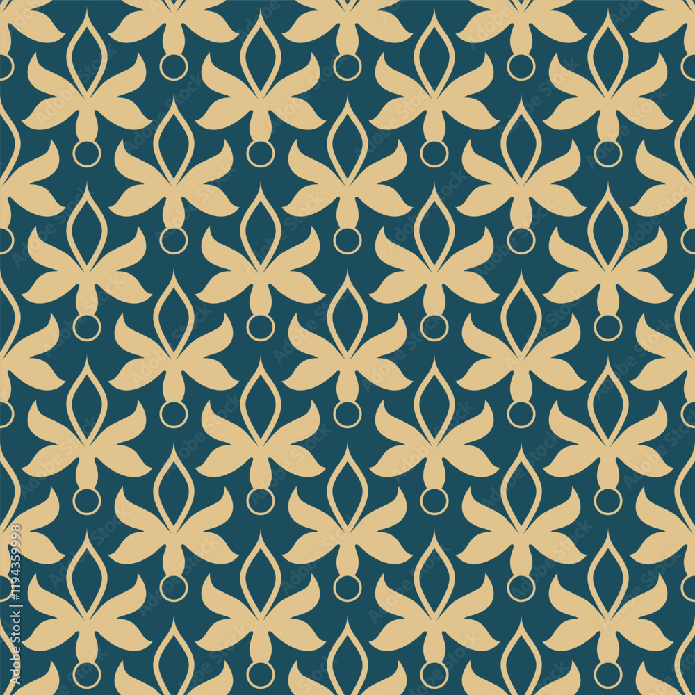 Fototapeta premium retro seamless ornamental pattern