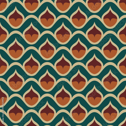 Retro seamless pattern