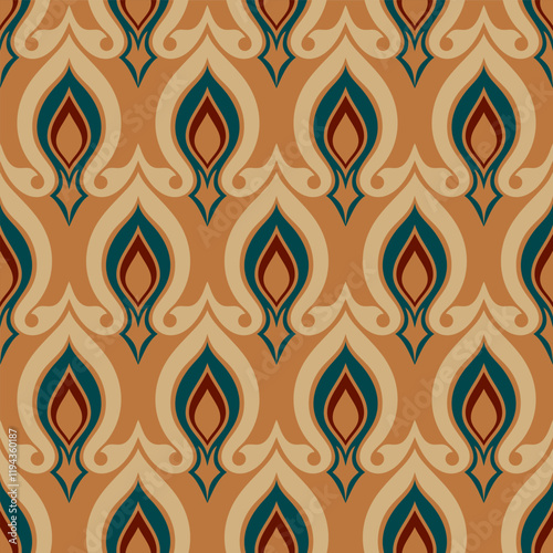 retro seamless ornamental pattern