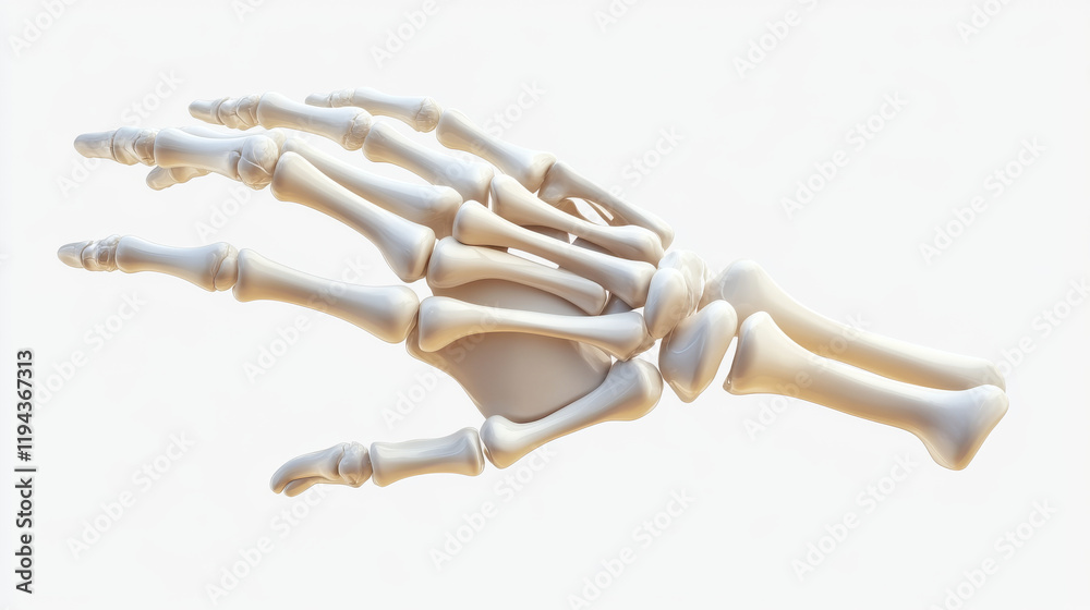 3d render hand gestures, palm with bone pointing direction and showing three fingers. White funny arm body language isolated vector Illustration on transparent background in cartoon. 3D Illustration 3d render hand gestures, palm with bone pointing direction and showing three fingers. White funny arm body language isolated vector Illustration on transparent background in cartoon. 3D Illustration
