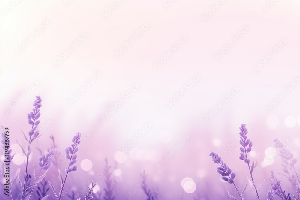 Fototapeta premium Herat bokeh lavender backgrounds outdoors.