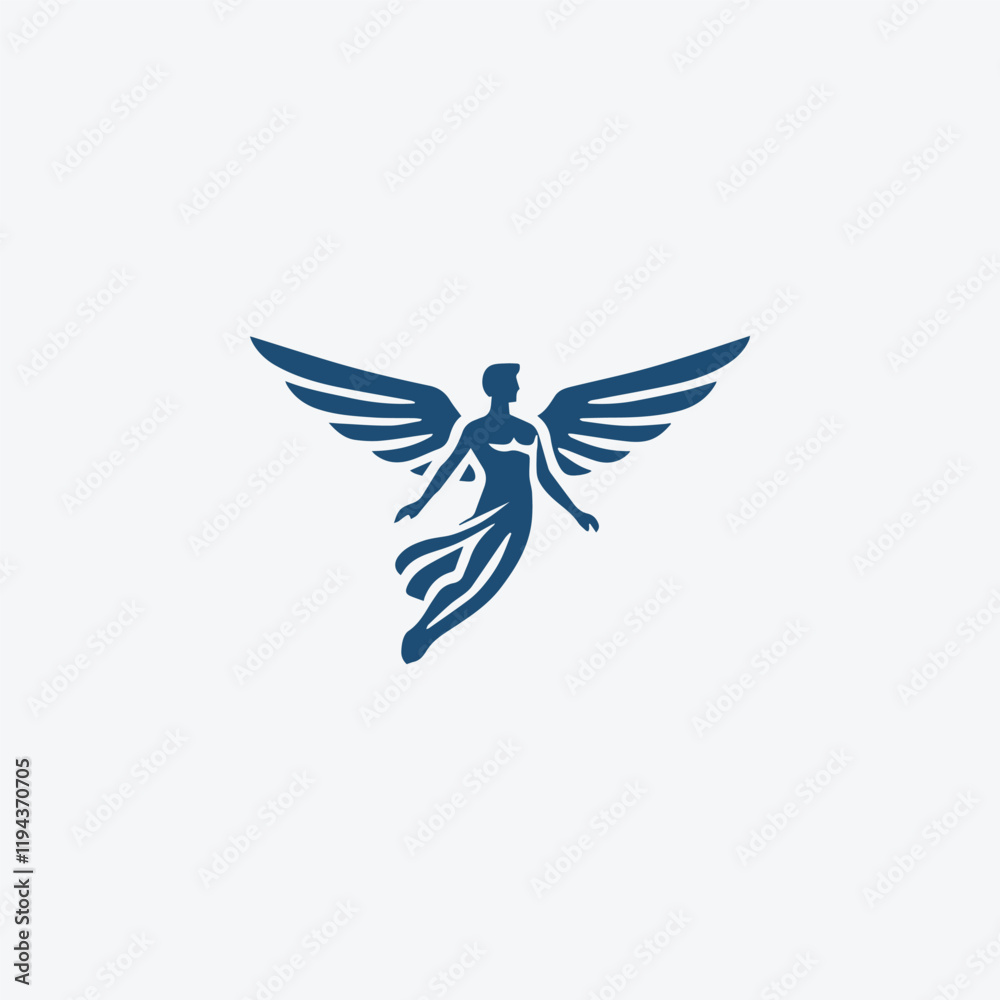 Obraz premium Greek Icarus Logo