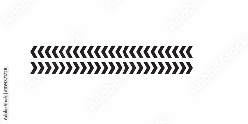 Black car racing decals set isolated on black background. Sport track and moto race linear designs. EPS 10 photo