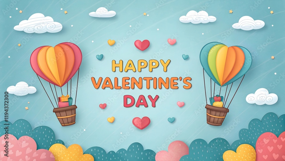 Naklejka premium Valentine