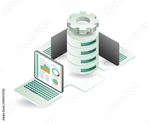 Analytical server computer network