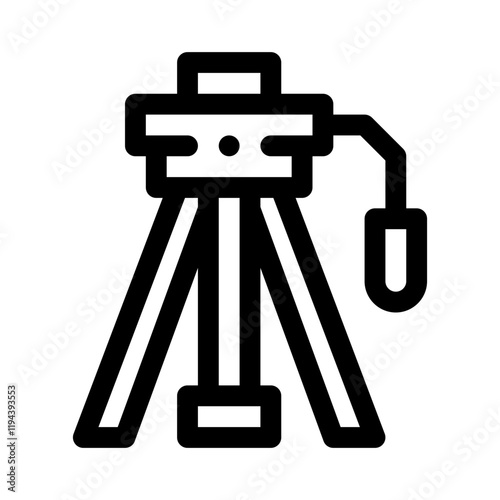 Tripod line icon