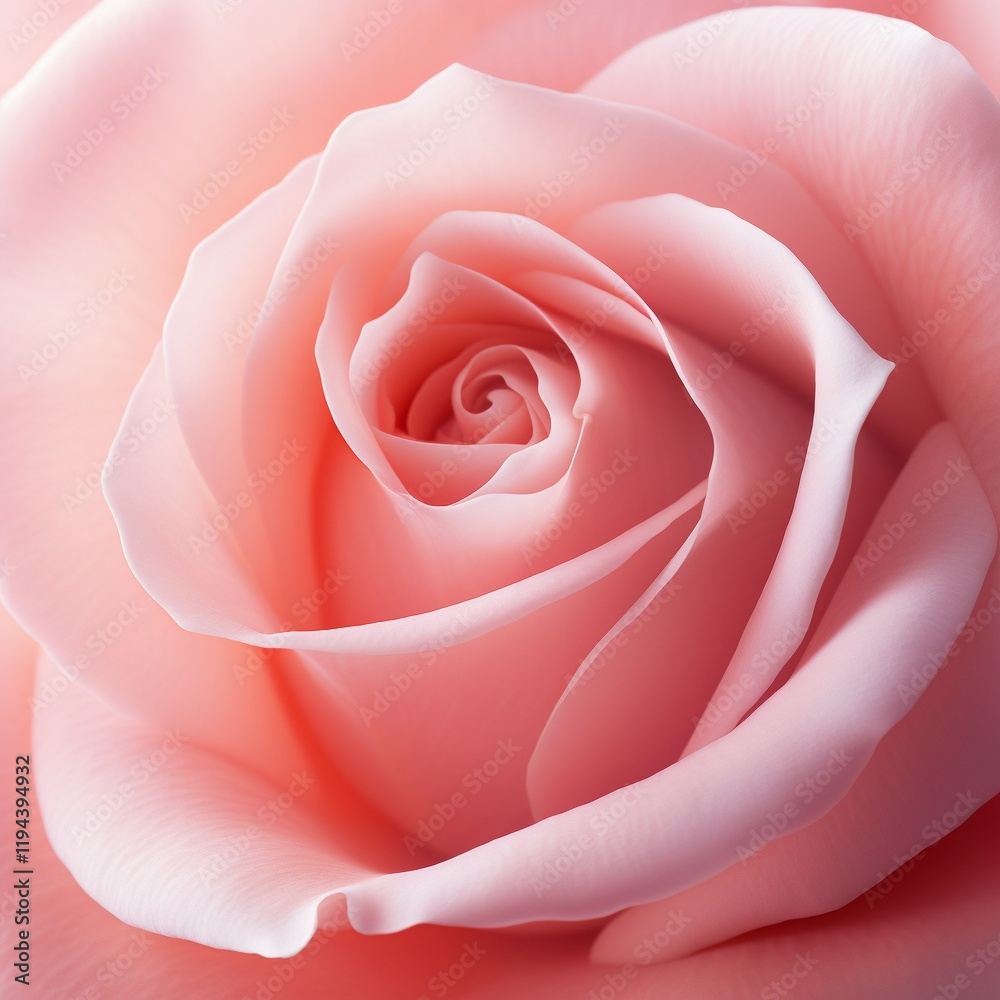 Macro close-up soft pink rose flower, Valentine's day concept Macro close-up soft pink rose flower, Valentine's day concept