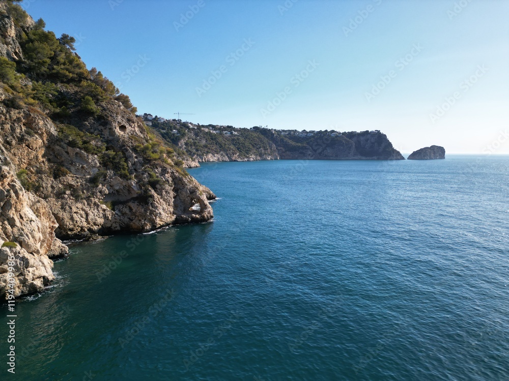 Obraz premium Vistas de la famosa Cala de la Granadella en Javea, Xabia, Alicante (España)