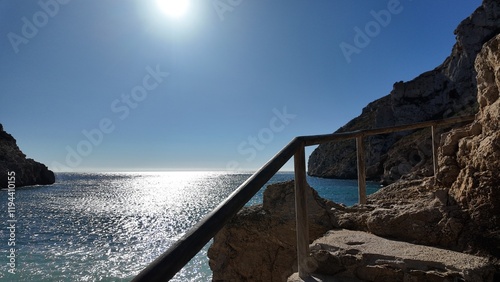 Vistas de la famosa Cala de la Granadella en Javea, Xabia, Alicante (España)  photo