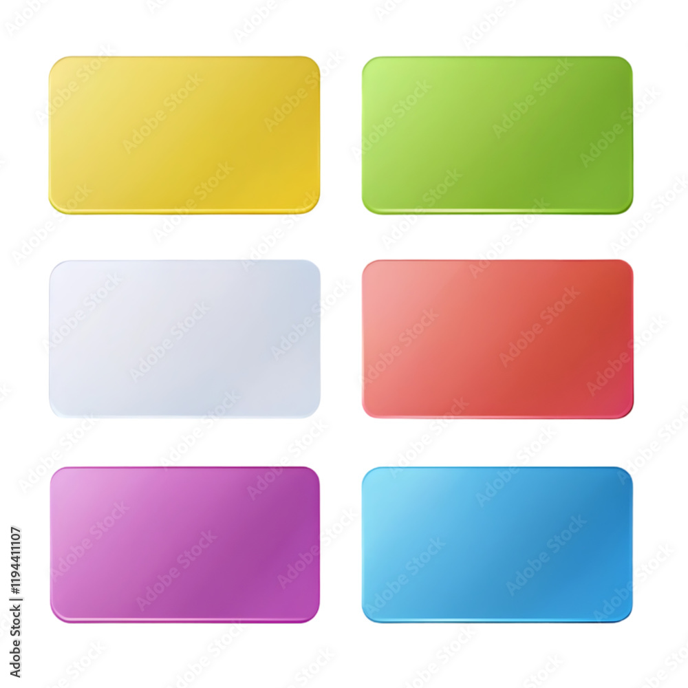 Colorful Rectangular Buttons Digital Design Elements ui ux web red app pink blue icon Colorful Rectangular Buttons Digital Design Elements ui ux web red app pink blue icon