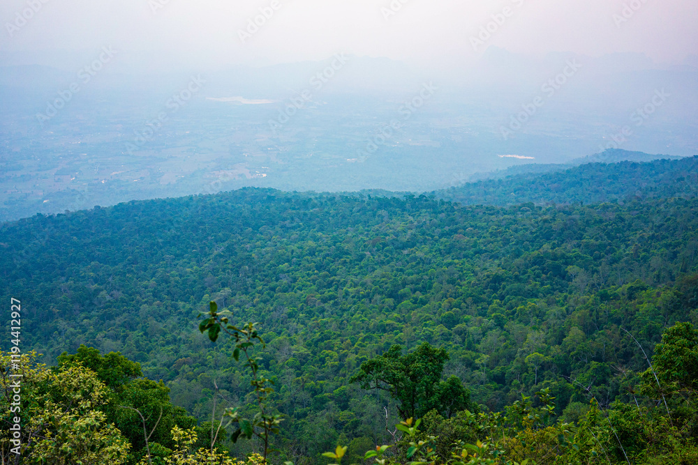 Obraz premium 山頂からの景色(タイ)
