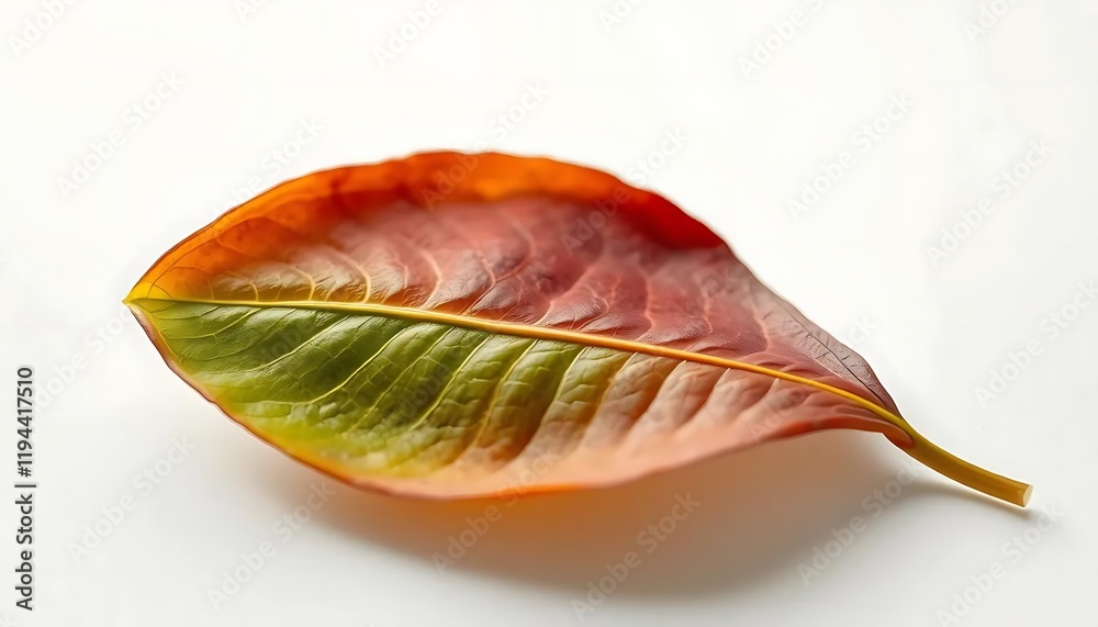 Autumnal Leaf: A Vibrant, Detailed Macro Study Autumnal Leaf: A Vibrant, Detailed Macro Study