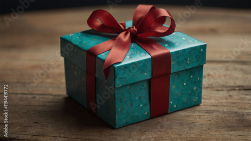 Elegant Gift Box with Ribbon: Perfect for Celebrations and Special Occasions