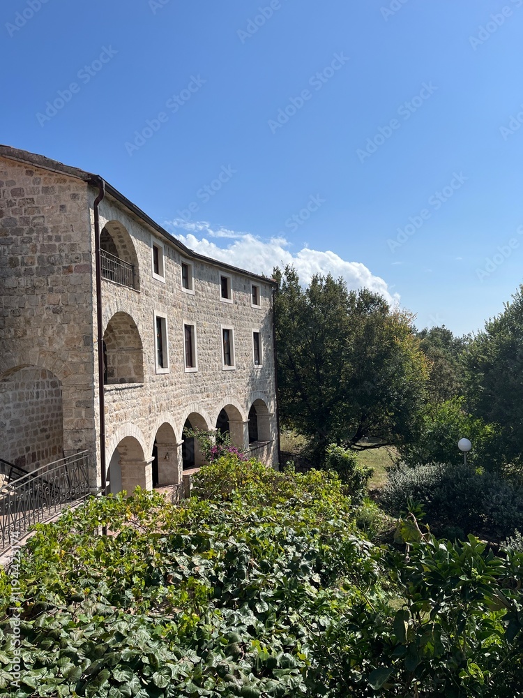 Obraz premium ruins of the castle in old town