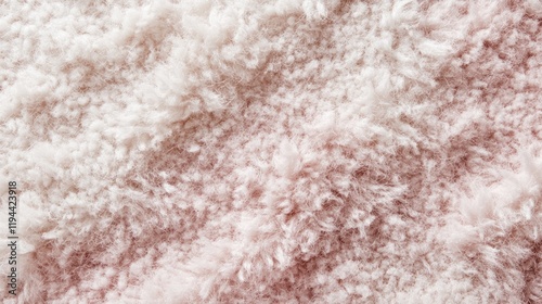 Wallpaper Mural A close-up top view of pink shaggy wool texture, showcasing the softness and warmth of sheepskin fur for a luxurious background Torontodigital.ca