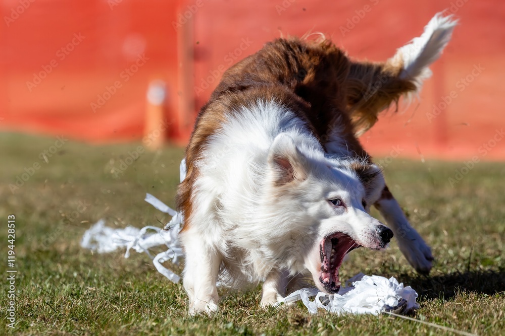 Border Collie Running Lure Course Sprint Dog Sport Border Collie Running Lure Course Sprint Dog Sport