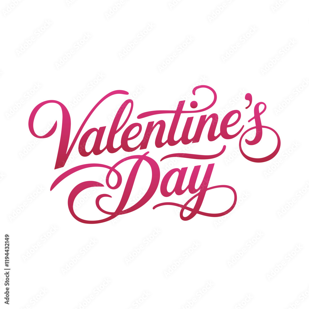 Valentine's day, typography design, Valentine text Design element Valentine's day, typography design, Valentine text Design element