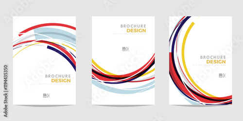 Design template for Brochure, Flyer or Depliant for business purposes
