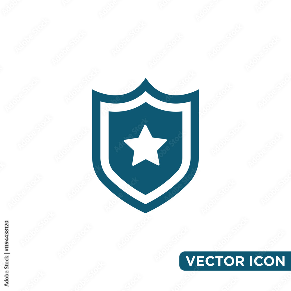 Minimalist Shield Icon Design Template Minimalist Shield Icon Design Template