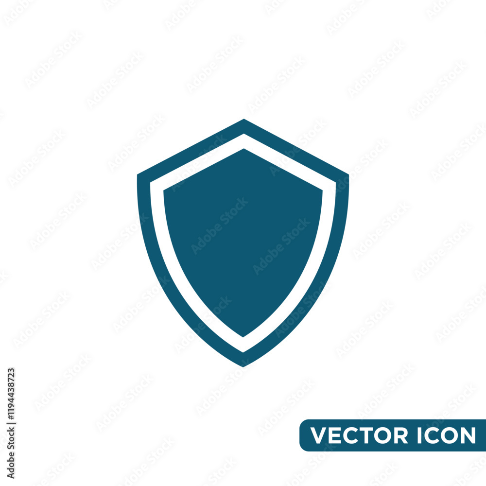 Minimalist Shield Icon Design Template Minimalist Shield Icon Design Template