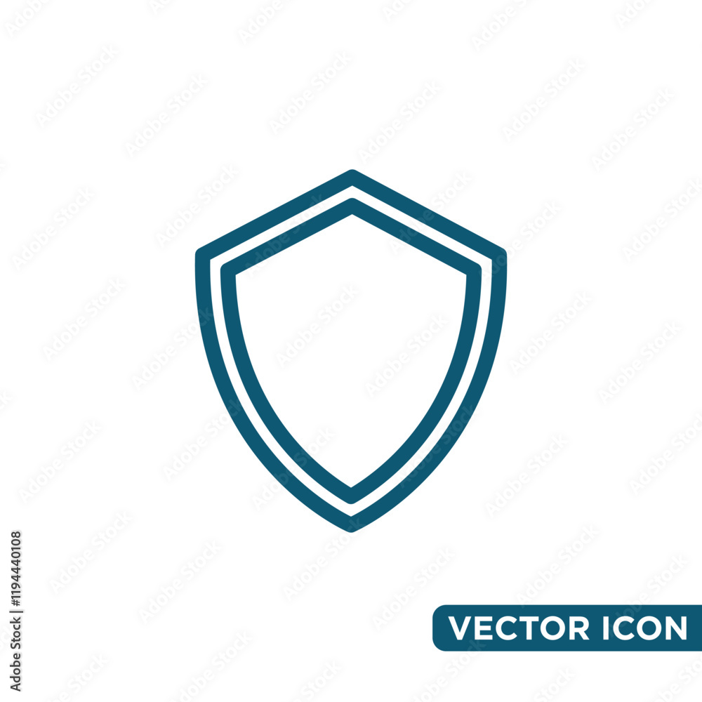 Minimalist Shield Icon Design Template Minimalist Shield Icon Design Template