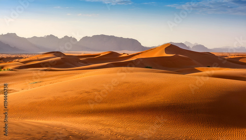 Fototapeta Naklejka Na Ścianę i Meble -  Beautiful Sand dune desert landscape in Saudi Arabia.