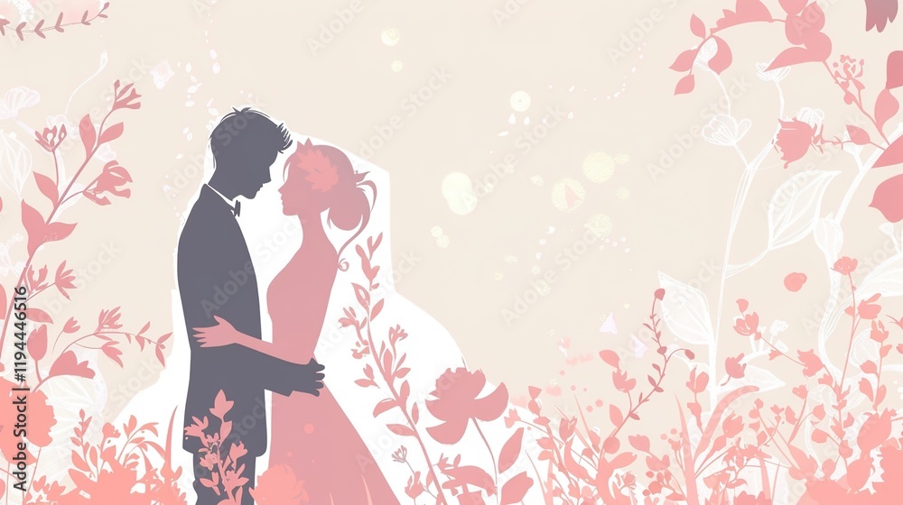 An enchanting hand - drawn background for weddings, adorned with elements symbolizing love, unity, and celebration. It creates a dreamy and romantic setting for the big day. An enchanting hand - drawn background for weddings, adorned with elements symbolizing love, unity, and celebration. It creates a dreamy and romantic setting for the big day.