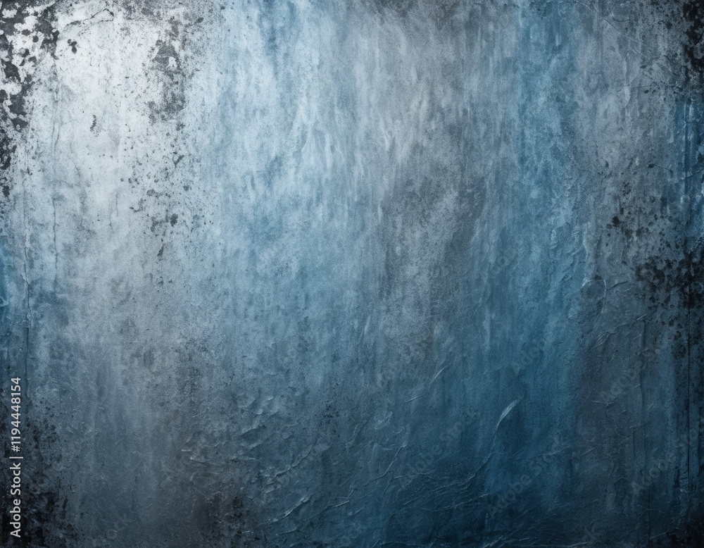 Obraz premium Textured Blue Concrete Background: Abstract Grunge Wall Surface with Dark and Light Shades